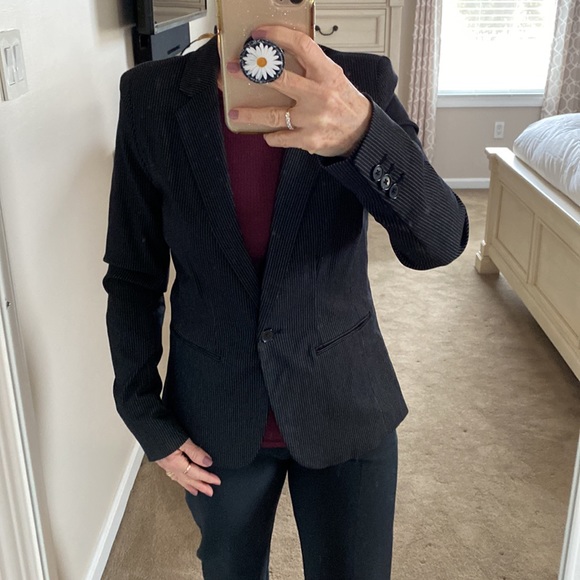 Apt 9 Torie Jacket/suit jacket by Apt 9 - black pinstriped - Picture 1 of 11